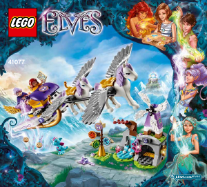 Manual de uso Lego set 41077 Elves El trineo de pegasos de Aira