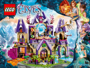 Manuale Lego set 41078 Elves Il misterioso castello nelle nuvole di Skyra