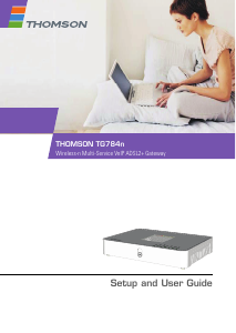 Manual Thomson TG784n Router