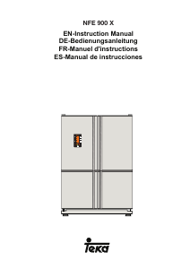 Manual Teka NFE 900 X Fridge-Freezer