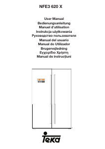 Mode d’emploi Teka NFE3 620 X Réfrigérateur combiné