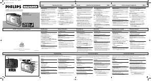 Manual Philips AQ6597 Cassette Recorder