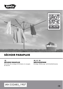 Mode d’emploi AquaPur IAN 332485 Séchoir à linge