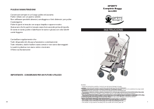 Handleiding Primi Sogni Sporty Kinderwagen