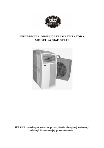 Instrukcja Prem-i-Air ACS16E Klimatyzator