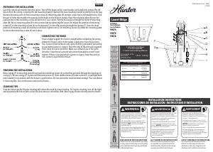 Manual Hunter 19076 Laurel Lamp