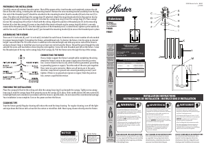 Manual Hunter 19080 Dukestown Lamp