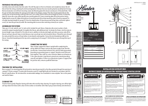 Manual Hunter 19133 Astwood Lamp