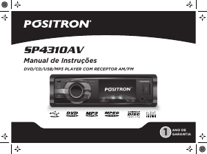 Manual Pósitron SP4310 AV Auto-rádio