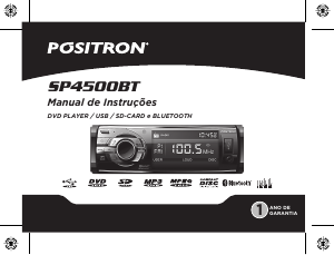 Manual Pósitron SP4500 BT Auto-rádio