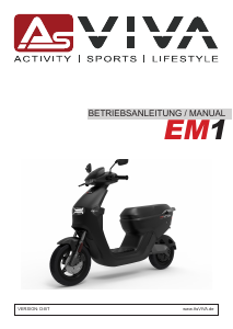 Manual AsVIVA EM1 Scooter