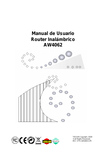 Manual de uso Observa AW4062 Router