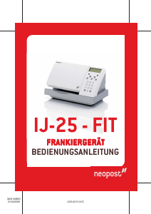 Bedienungsanleitung Neopost IJ-25 Frankiermaschine