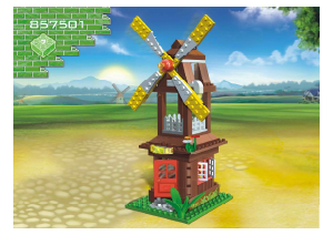 Manual BanBao set 8575 Farm Windmill