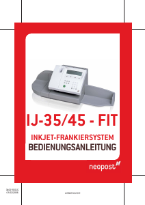 Bedienungsanleitung Neopost IJ-45 Frankiermaschine
