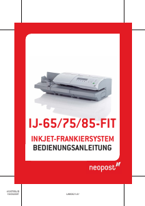 Bedienungsanleitung Neopost IJ-65 Frankiermaschine