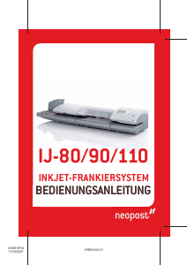 Bedienungsanleitung Neopost IJ-80 Frankiermaschine