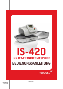 Bedienungsanleitung Neopost IS-420 Frankiermaschine