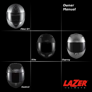 Handleiding Lazer Fiber D1 Motorhelm