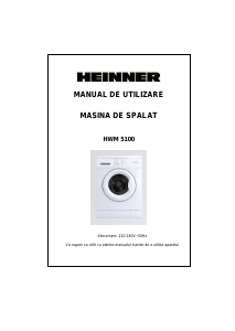 Manual Heinner HWM-5100 Washing Machine