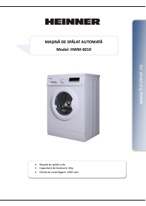 Manual Heinner HWM-6010 Washing Machine