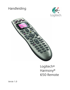 Handleiding Logitech Harmony 650 Afstandsbediening