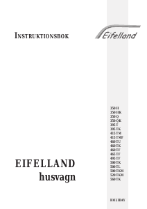 Bruksanvisning Eifelland Holiday 350 H (2000) Husvagn