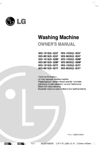 Manual LG WD-10302TP Washing Machine