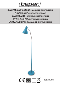 Manual de uso Beper 70.096 Lámpara