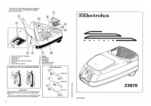 Manuale Electrolux Z3870 Aspirapolvere