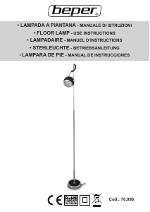 Manual Beper 70.098 Lamp