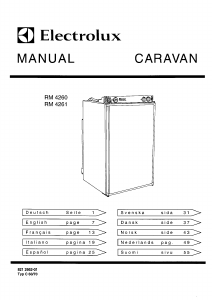 Manual Electrolux RM4260M Refrigerator