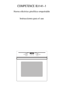 Manual de uso AEG B3141-1-W Horno