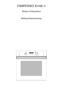 Bedienungsanleitung AEG B1100-3-W Backofen