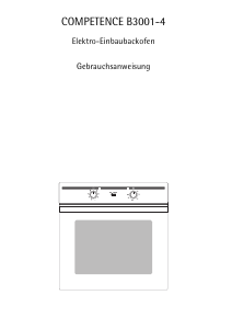 Bedienungsanleitung AEG B3001-4-W Backofen