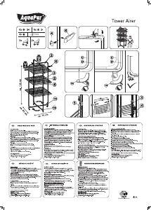 Návod AquaPur IAN 103444 Stojan na sušenie prádla