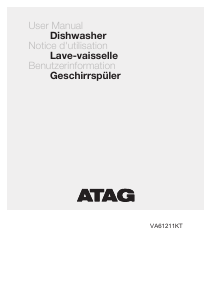 Mode d’emploi ATAG VA61211KT Lave-vaisselle