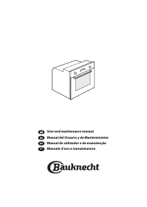 Manual de uso Bauknecht BMVD 7203/IN Horno