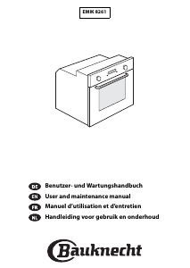 Manual Bauknecht EMIK 8261 IN Oven
