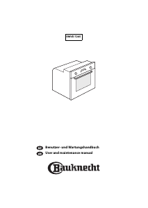 Manual Bauknecht EMVD 7265/WS Oven