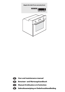 Manual Bauknecht ECN 8261 IN Oven