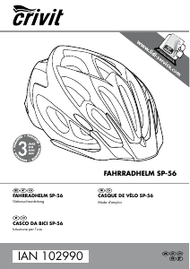 Mode d’emploi Crivit IAN 102990 Casque de vélo