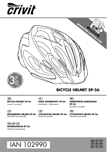 Manuál Crivit IAN 102990 Cyklistická přilba