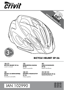 Наръчник Crivit IAN 102990 Велосипедна каска