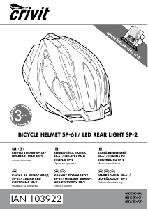 Manual Crivit IAN 103922 Casca bicicleta