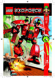 Manual de uso Lego set 7701 Exo-Force Grand titan