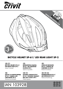 Manual Crivit IAN 103929 Casca bicicleta