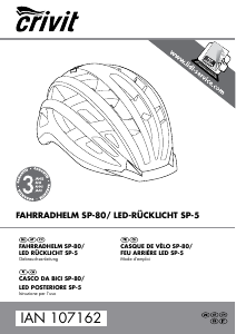 Manuale Crivit IAN 107162 Casco da bici