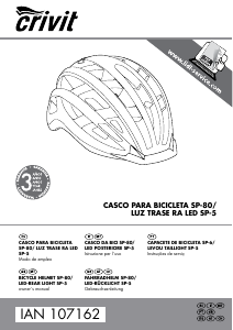 Manual de uso Crivit IAN 107162 Casco bicicleta