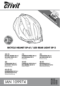 Manual Crivit IAN 109974 Bicycle Helmet